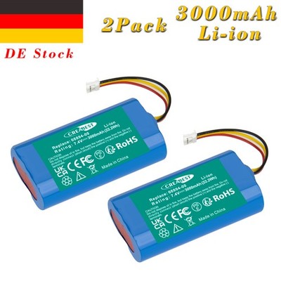 2X Li-ion 7,4V 3Ah Akku Für Gardena ComfortCut 8895, D-89079 Ulm 08894-00.641.00