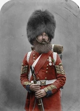British Soldier Circa Crimean War Colorized Re-Print 4x6 #1025
