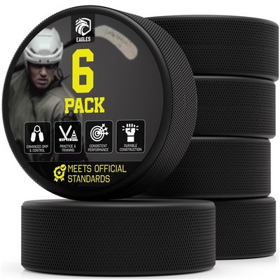EAGLES Ice Hockey Pucks | High Grade Pucks Official Regulation Weight  Size f...