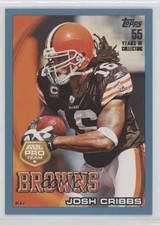 2010 Topps All Pro Team Blue 309/349 Josh Cribbs #343 0o5t