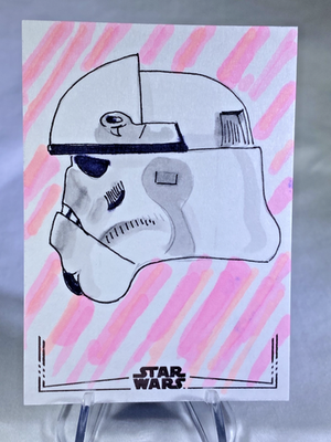 STAR WARS Sketch Card THE LAST JEDI サイン入 2017 Topps “Star Wars