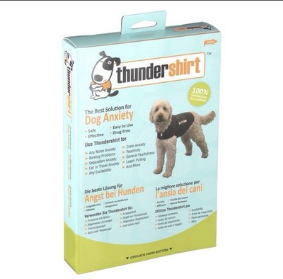 Thunder Shirt Gut Für Angst Hunden Gr 45-66cm 9-22,5kg Verpackung Beschädigt