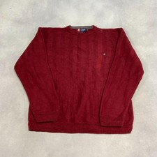 Chaps Knitted Jumper Chunky Knit Sweater Men's Xl
