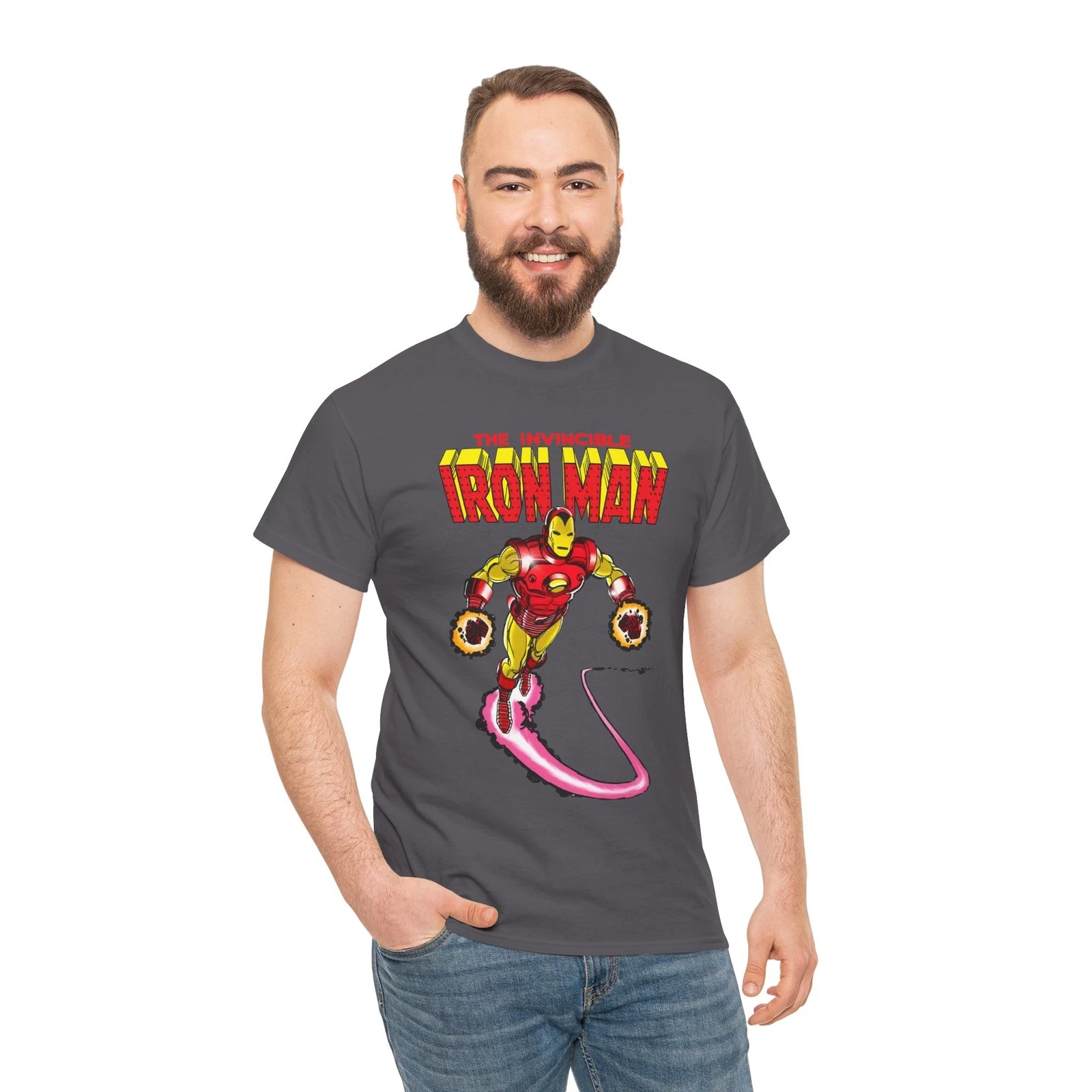 Iron Man T-Shirt - George Perez Art - Tony Stark - Marvel Comics - MCU