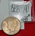 1926 Peace Silver Dollar Coin! (AU) About Uncirculated Condition! ENN Coins