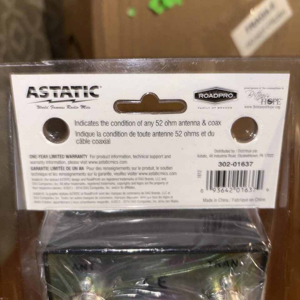 Astatic 302-01637 ( PDC1 ) CB Radio Antenna SWR / RF Test Meter - Image 4 of 4