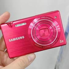 Samsung MV800 Digital Camera Red 16 MP 5x Optical Zoom Flip-out Touch Screen
