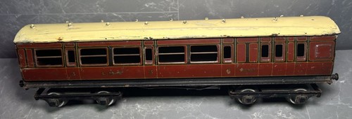 De colección Bassett-Lowke calibre O LMS Coach 5343 3ª clase hojalata antes de la guerra | Zustand: Used