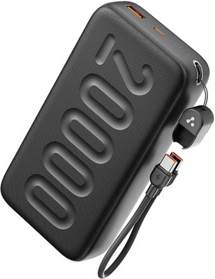 Ambrane 20000 mAh 22.5 W Power Bank (Black, Lithium Polymer, Power Delivery 3.0,