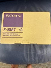 New SONY F-BM7 Dynamic Microphone with Used Stand and New Cable