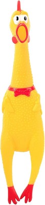POPLAY Rubber Chickens That Squeak, Screaming Chicken Dog Toys Prank Novelty... 