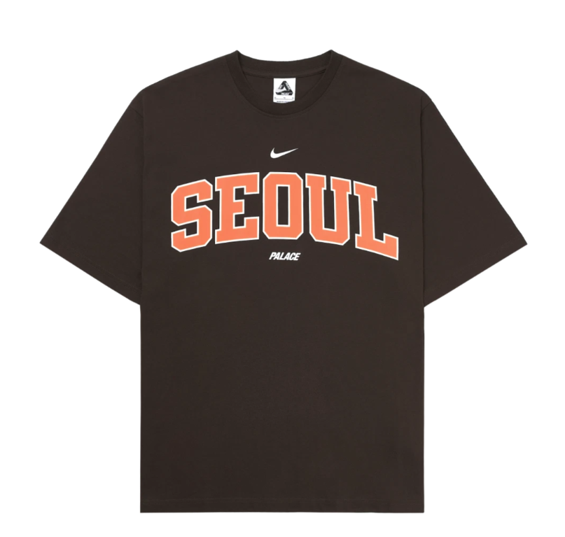 Authentic] Palace x Nike Seoul Korea Exclusive T-shirts Navy Brown