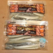 Lot of 2 Bags Rattlesnake Tournement Series Fishing Jelly Fish Lures