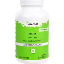 MSM, 1,000 mg, 240 Capsules