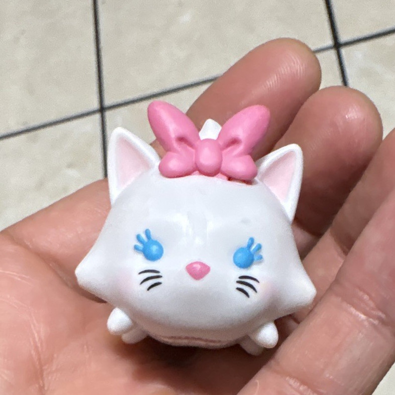 Disney Marie Cat Mini Figurine Mini Figure Toy w/ Pink Bow 1" Disney Franchise