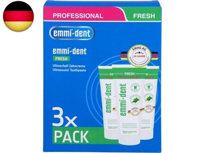 Emmi-dent Ultraschall Zahncreme ''Fresh''   Pfefferminz-Geschmack   Ideal für empf