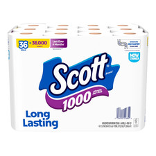 Scott 1000 Toilet Paper, 36 Rolls, 1000 Sheet...