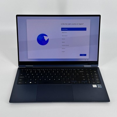 Samsung Galaxy Book Pro 360 15 FHD TOUCH i7-1165G7 2.GHz 16GB 1TB Cracked Screen
