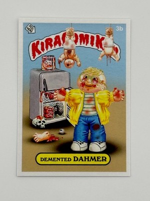 Kiragomikun DEMENTED DAHMER #3b Garbage Pail Kids Parody Card 203/250