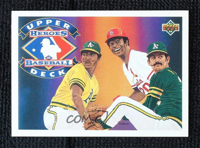1992 Upper Deck Heroes of Baseball Vida Blue Rollie Fingers Lou Brock HOF 0w7