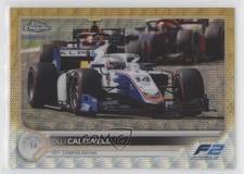 2022 Topps Chrome Formula 1 F2 Cars Gold Wave Refractor 28/50 Olli Caldwell 5ya