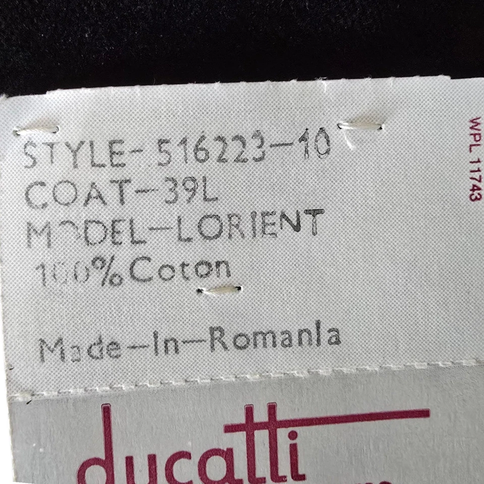Nueva Chaqueta de Cena de Terciopelo De Colección 39L Delgada Doble Pecho Pico Solapa Años 70 38L Foto 4 de 4