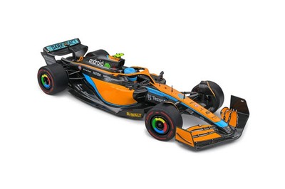 2022 McLAREN MCL36 F1 RACE CAR EMILIA ROMAGNA LANDO NORRIS 1:18 SOLIDO S1809102