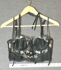 For love and Lemons Elektra Daisy Bustier Floral -Black - Missing Size Tags