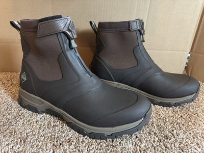 ORIGINAL MUCK BOOTS APEX MID ZIP ANKLE BOOT Dark Brown Men's Size 13 NEW NO BOX