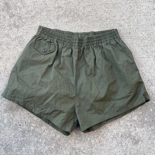 1967 Vietnam Era Swim Trunks Military Poplin OG107 Sz XL (40-43) Vintage Shorts