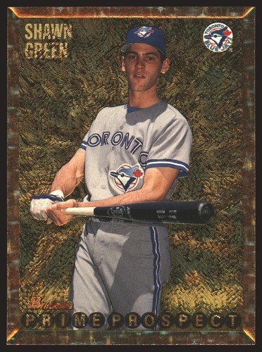 Shawn Green [Foil] #261 1995 Bowman card