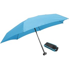 EuroSCHIRM Dainty Pocket Umbrella Ice Blue Lightweight Trekking Hiking