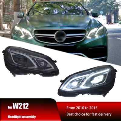 Montage LED-Scheinwerfer für E-Klasse W212 14-16 LED DRL ersetzen Fabrik Xenon