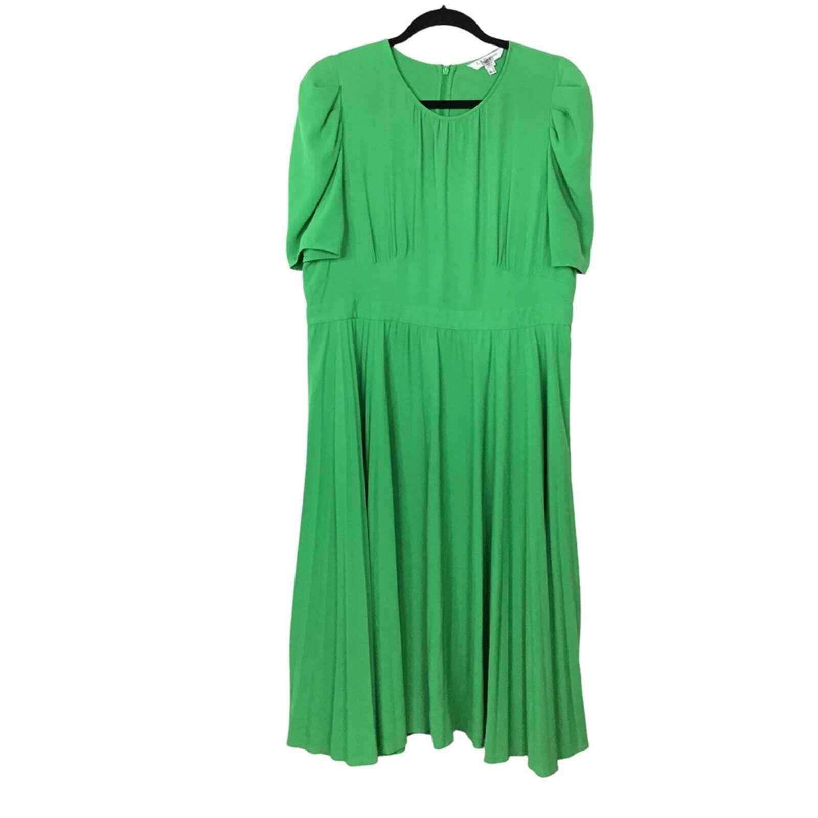 Купить L.K. Bennett Avalon dress green 