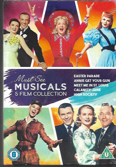 MUST SEE MUSICALS 5 FILM COLLECTION R2 DVD SET JUDY GARLAND DORIS DAY NEW/SEALED
