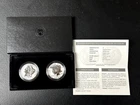 U.S. Mint 2023 Morgan & Peace Silver Dollar reverse proof 2- coin set w/ CoA