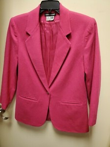 fuschia pink blazer jacket