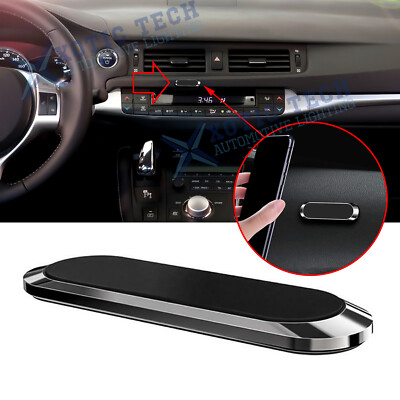 #ad Black Strip Shape Magnetic Car Phone Holder Stand iPhone Magnet Mount Accessory $9.97
