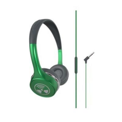 iFrogz Audio Ear Pollution Toxix Plus Headphones with Mic- Green