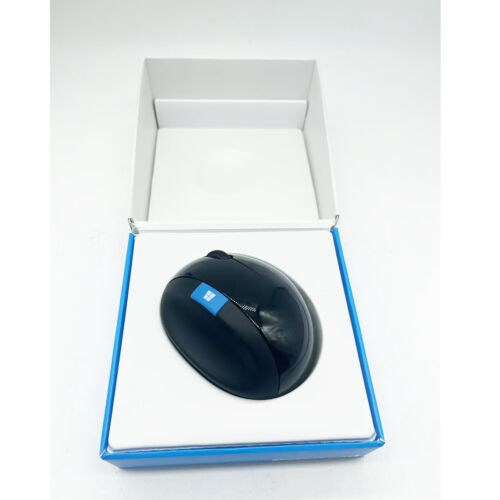 Brand New Microsoft Wireless Mouse Sculpt Ergonomic Blue Shadow Comfort - Picture 2 of 4