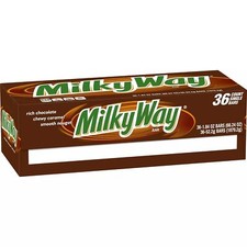 Milky Way Caramel Chocolate Full Size Candy Bars 1.84 Ounce 36 Count  6 Pack 