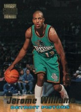 1996-97 TOPPS Stadium Club ROOKIE JEROME WILLIAMS Card #R22 - NEW & PERFECT. rookie card picture
