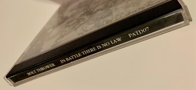 Metal CD (Mint Disc) Bolt Thrower In Battle There Is No Law