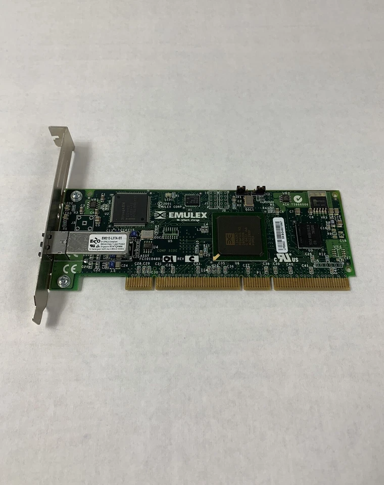 HP 2GB PCI-x FC LP9802 Network Adapter 336070-001 FC1010489-01 Emulex Cards - Image 2 of 4