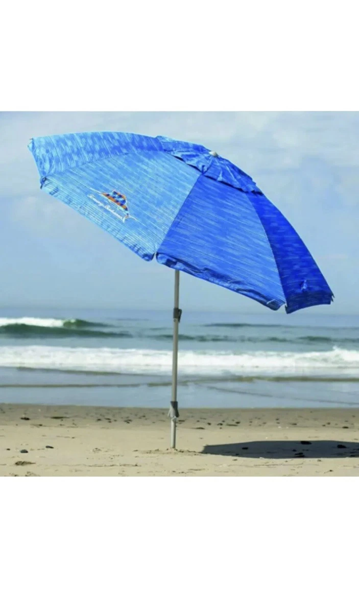 6 Pack Tommy Bahama 8 Beach Umbrella w Tilt Blue eBay