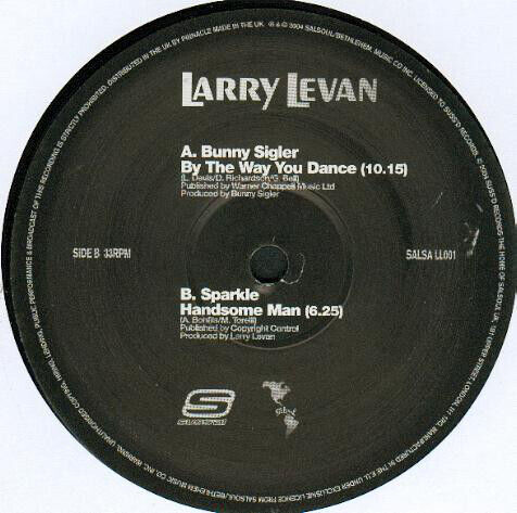 Larry Levan - By The Way You Dance / Handsome Man - New Vinyl Record  - J4593z - Picture 1 of 1
