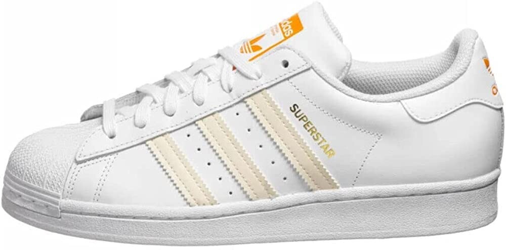 Size 13- adidas Originals Men'S Superstar, Cloud White/Ecru
