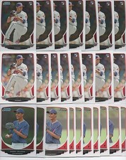 (25) 2013 Bow Chrome Bowman Draft Danny Salazar CLEVELAND INDIANS RC Lot NN