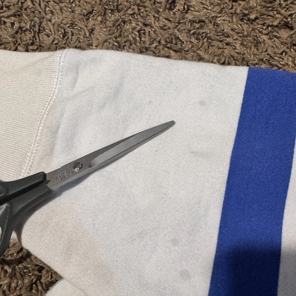 Suéter Sudadera Nautica 1/4 Cremallera Cuello Ajuste Activo Talla L Rojo Amarillo Foto 4 de 4