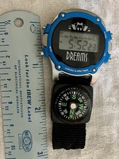 Watch And Compass Combo - Essential Hiking Gear For Carabiner Chrono Alarm Tmr